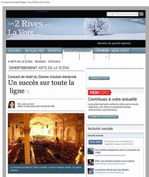 Un succès sur toute la ligne | Les 2 Rives et La Voix